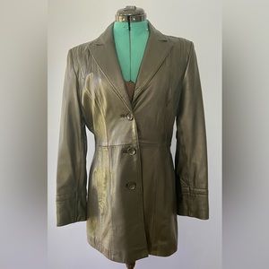 Women’s Leather Long Jacket
